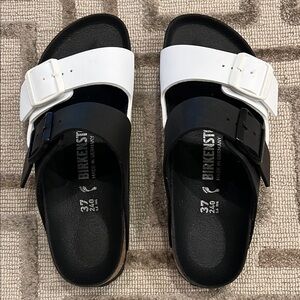 Birkenstock Black and White Sandals